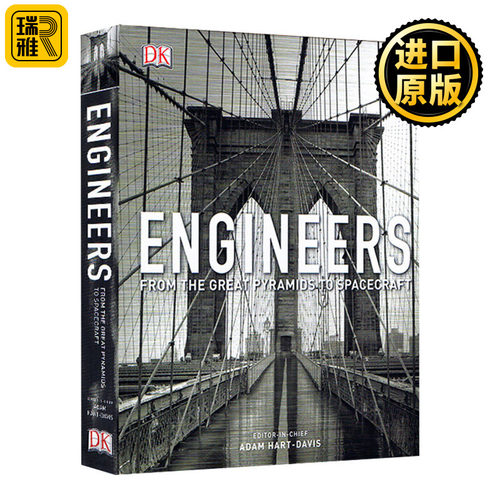 DK工程师图解百科 Engineers From the Great Pyramids to Spacecraft 英文原版 从金字塔到宇宙飞船 人类文明发展史 英文版英语书