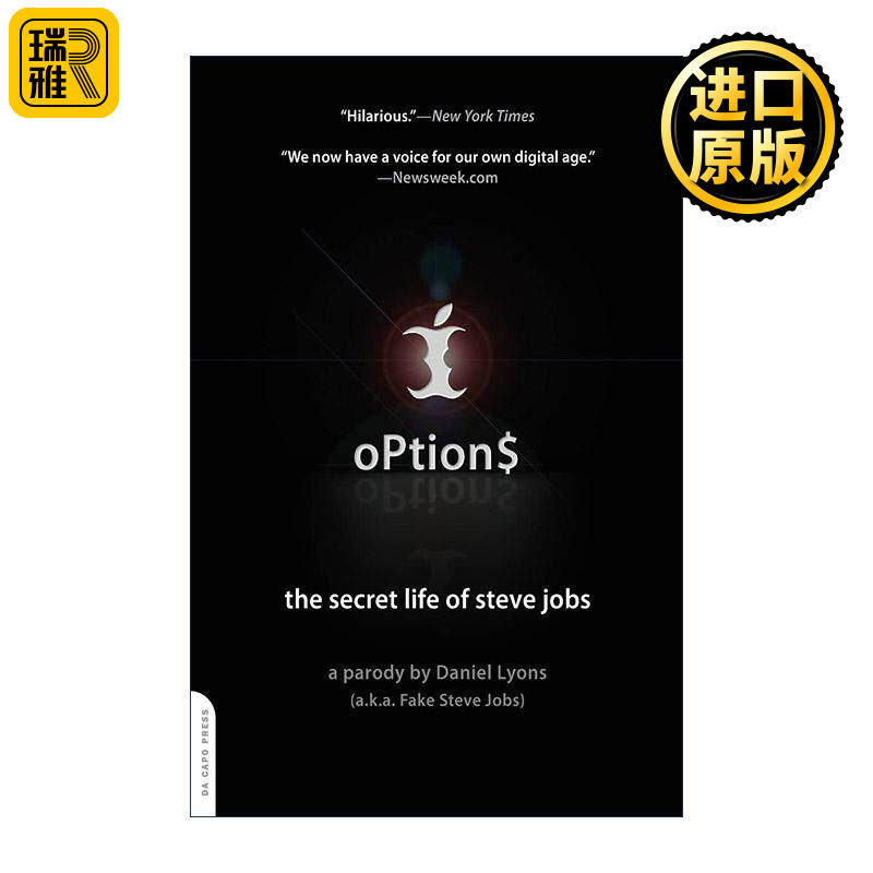 英文原版 Options 乔布斯的秘密日记 丹·莱昂斯 英文版 进口英语原版书籍