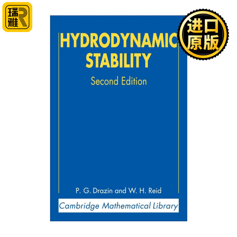 Hydrodynamic Stability 流体稳定性 剑桥数学图书馆系列