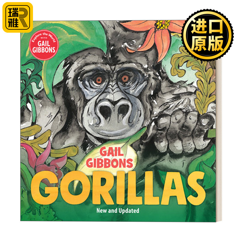 Gorillas New and Updated Edition 书籍/杂志/报纸 儿童读物原版书 原图主图