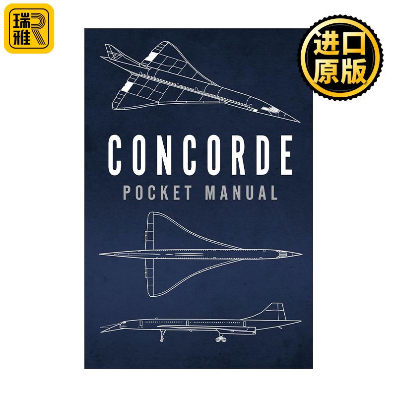 英文原版 Concorde Pocket Manual 协和式飞机口袋手册 协和航空史 精装 英文版 进口英语原版书籍