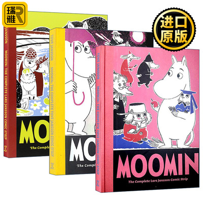 Moomin Book The Complete Tove Jansson Comic Strip 姆明谷漫画4-6册