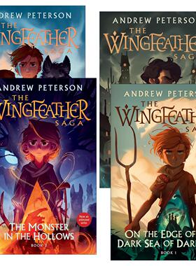 英文原版 The Wingfeather Saga 羽翼传奇1-4册 儿童奇幻冒险小说 Andrew Peterson 英文版 进口英语原版书籍