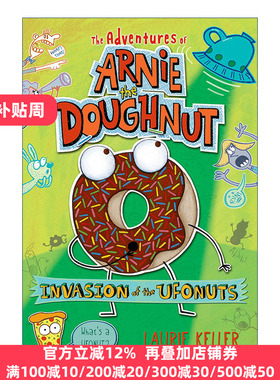 英文原版 Invasion of the Ufonuts 甜甜圈阿尼的冒险 不明飞行物入侵 章节书 英文版 进口英语原版书籍