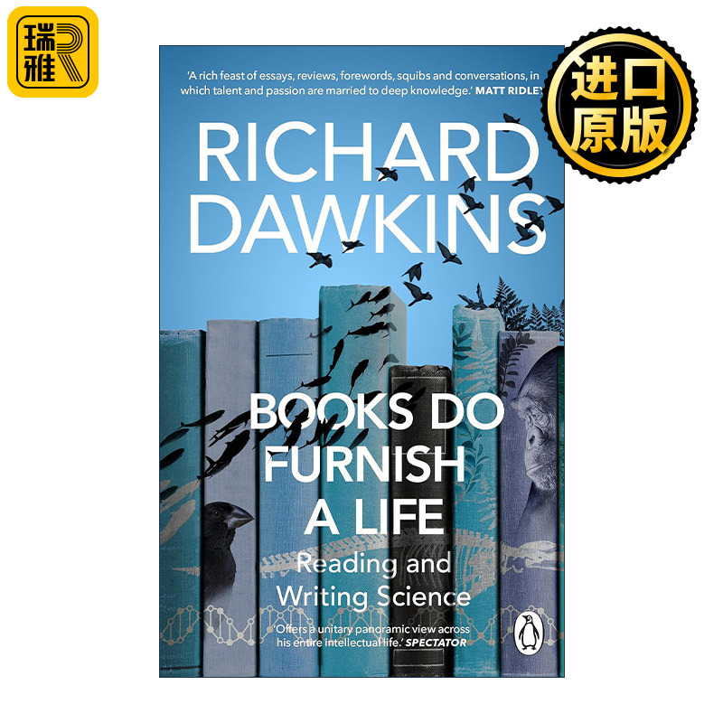 英文原版 Books do Furnish a Life阅读装点人生阅读与写作的科学理查德·道金斯英文版进口英语原版书籍-封面