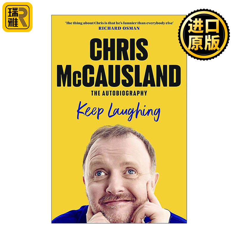 英文原版 Keep Laughing 保持微笑 英国盲人喜剧演员Chris McCausland 自传 英文版 进口英语原版书籍