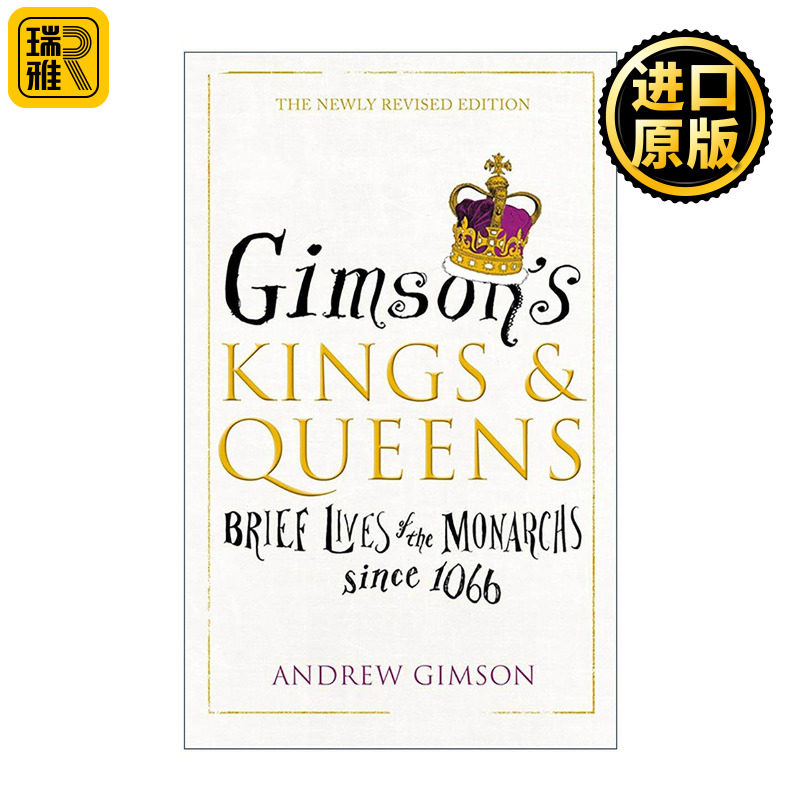 英文原版 Gimson's Kings and Queens 英国君主历史概览 1066年以来四十位君主的简短生平 精装 英文版 进口英语原版书籍