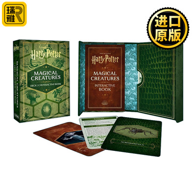Harry Potter Magical Creatures Deck and Interactive Book 哈利波特魔法生物套牌和互动卡
