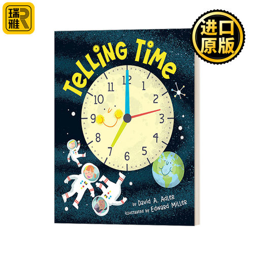 Edward Miller: Telling Time 说说时间 儿童亲子知识科普启蒙绘本 6-9岁 David A. Adler
