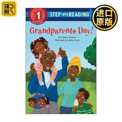 英文原版 Step into Reading 1 Grandparents Day 和爷爷奶奶在一起的一天 兰登经典分级读物 英文版 进口英语原版书籍