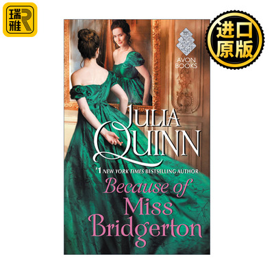 英文原版 Because of Miss Bridgerton 布里奇顿/柏捷顿家族前传1 A Bridgerton Prequel