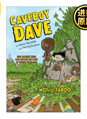 Caveboy Dave 02: Not So Faboo 洞穴男孩戴夫系列2 不那么夸张 儿童幽默恐龙主题漫画 Aaron Reynolds