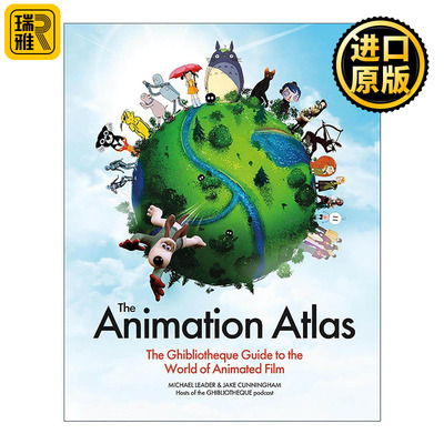 英文原版 The Animation Atlas 动画寰宇志 吉卜力图书馆动画电影世界指南精装 英文版 进口英语原版书籍