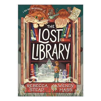 英文原版 The Lost Library 迷失图书馆 猫猫小说 美国亚马逊年度童书 英文版 进口英语原版书籍