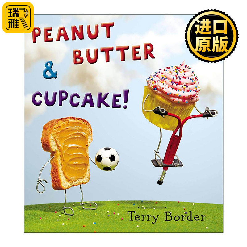 英文原版 Peanut Butter & Cupcake 花生酱和纸杯蛋糕 儿童精装幽默绘本 Terry Border 英文版 进口英语原版书籍