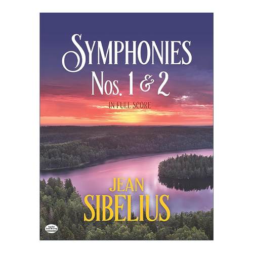 英文原版 Symphonies 1 and 2 in Full Score 让·西贝柳斯一 二交响曲全谱 Jean Sibelius 英文版 进口英语原版书籍