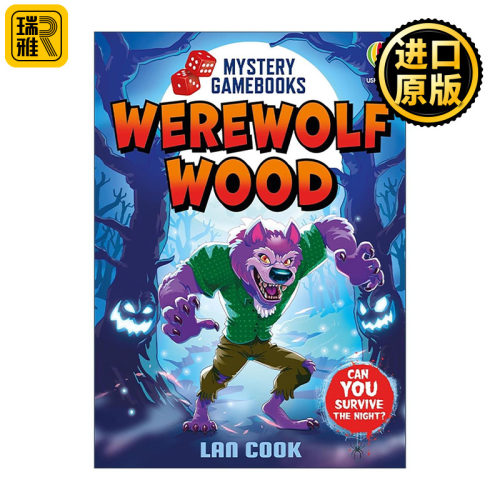 英文原版 Usborne Werewolf Wood 狼人森林 尤斯伯恩彩色互动冒险书 儿童益智游戏书 英文版 进口英语原版书籍