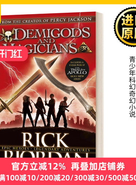 英文原版 Demigods and Magicians 波西杰克逊 半神人和魔术师 青少年科幻奇幻小说 英文版 Rick Riordan 进口英语原版书籍