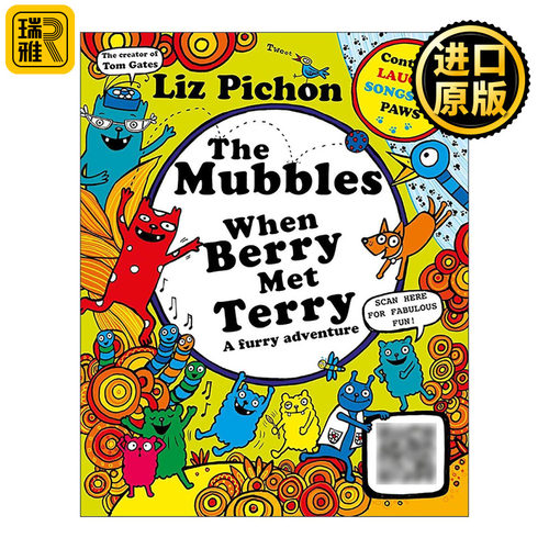 英文原版 The Mubbles When Berry Met Terry 微笑岛上的嘻哈一族2 儿童幽默搞笑全彩漫画 英文版 进口英语原版书籍