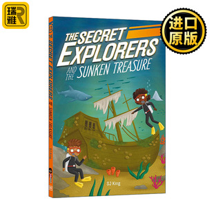 英文原版 The Secret Explorers and the Sunken Treasure 探秘者和沉没的宝藏 儿童动作冒险章节桥梁书 英文版 进口英语原版书籍