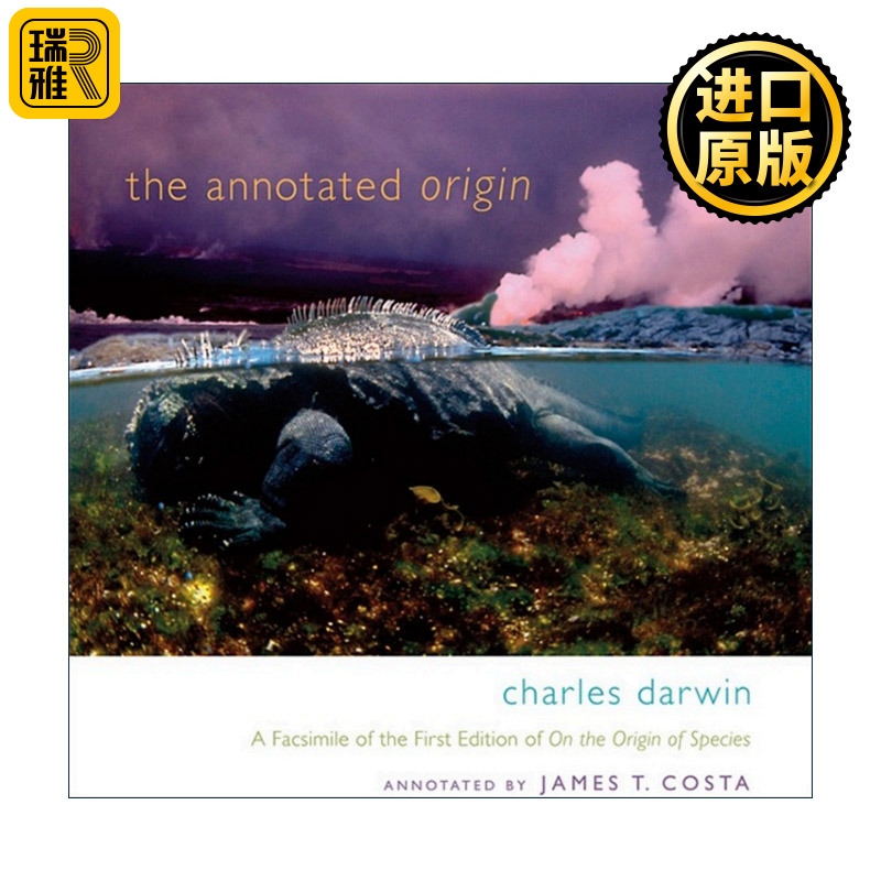 英文原版 The Annotated Origin 达尔文 物种起源1859初版 彩插注释版 James T. Costa 哈佛大学出版社 英文版 进口英语原版书籍
