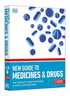 英文原版 DK New Guide to Medicine and Drugs 医学和药物新指南 300多种药物家庭参考医疗保健诊断科普百科参考书籍 英文版