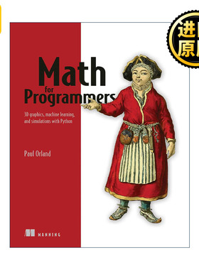 正版 Math for Programmers 英文原版 进口英语书籍