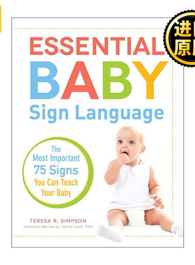 英文原版 Essential Baby Sign Language 婴儿手语指南 英文版 进口英语原版书籍