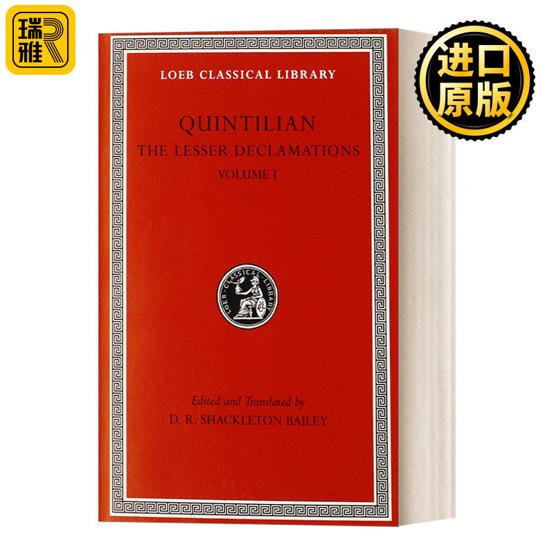 英文原版 The Lesser Declamations VolumeI 古罗马教育家Quintilian 次要演说 卷1 拉英对照版 洛布古典丛书 英文版 进口英语书籍