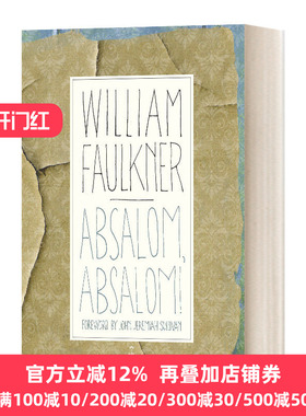 押沙龙 押沙龙 英文原版小说 Absalom Absalom! 精装 英文版 William Faulkner 进口英语原版书籍
