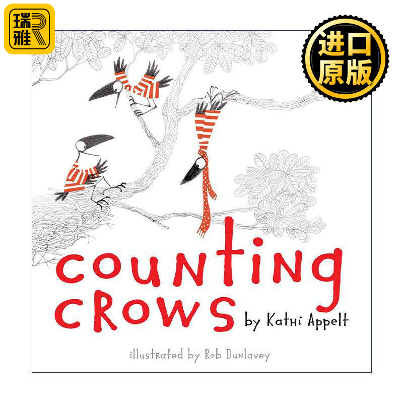 英文原版 Counting Crows 数牛 精装 纽伯瑞奖得主凯西·阿贝特 英文版 进口英语原版书籍