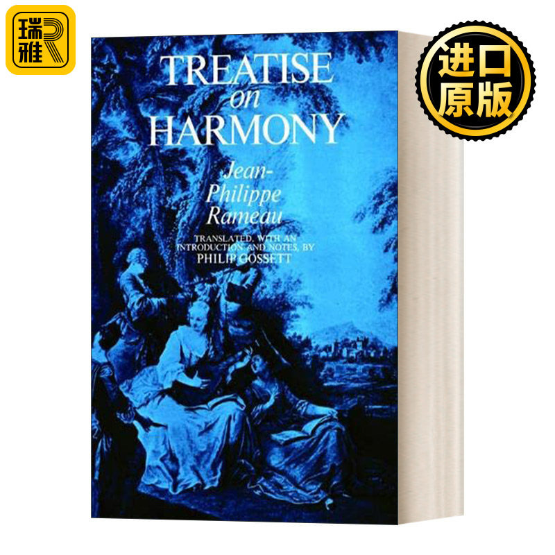 英文原版 Treatise on Harmony  拉莫 和声学 西方音乐中最重要的书籍之一 英文版 Various 进口英语原版书籍