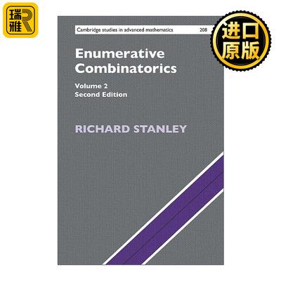 英文原版 Enumerative Combinatorics 计数组合学 卷二 理查德 P.斯坦利 剑桥高等数学研究系列 英文版 进口英语原版书籍