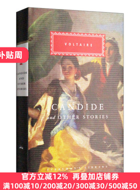 老实人及其他短篇小说 Everyman精装版 英文原版 Candide and Other Stories 伏尔泰 英文版 Voltaire 进口英语原版书籍