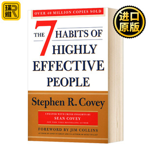七个习惯 Habits Effective People Highly 30周年纪念版 现货 高效能人 The