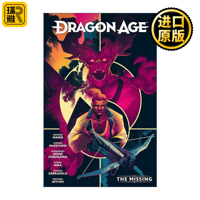 英文原版 Dragon Age The Missing 龙腾世纪 失踪者 黑马漫画 BioWare游戏改编 George Mann 英文版 进口英语原版书籍