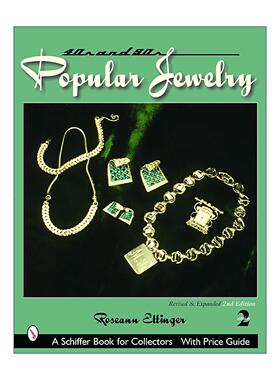 英文原版 Forties & Fifties Popular Jewelry 40与50年代著名珠宝 修订版 收藏参考 插图指南 英文版 进口英语原版书籍