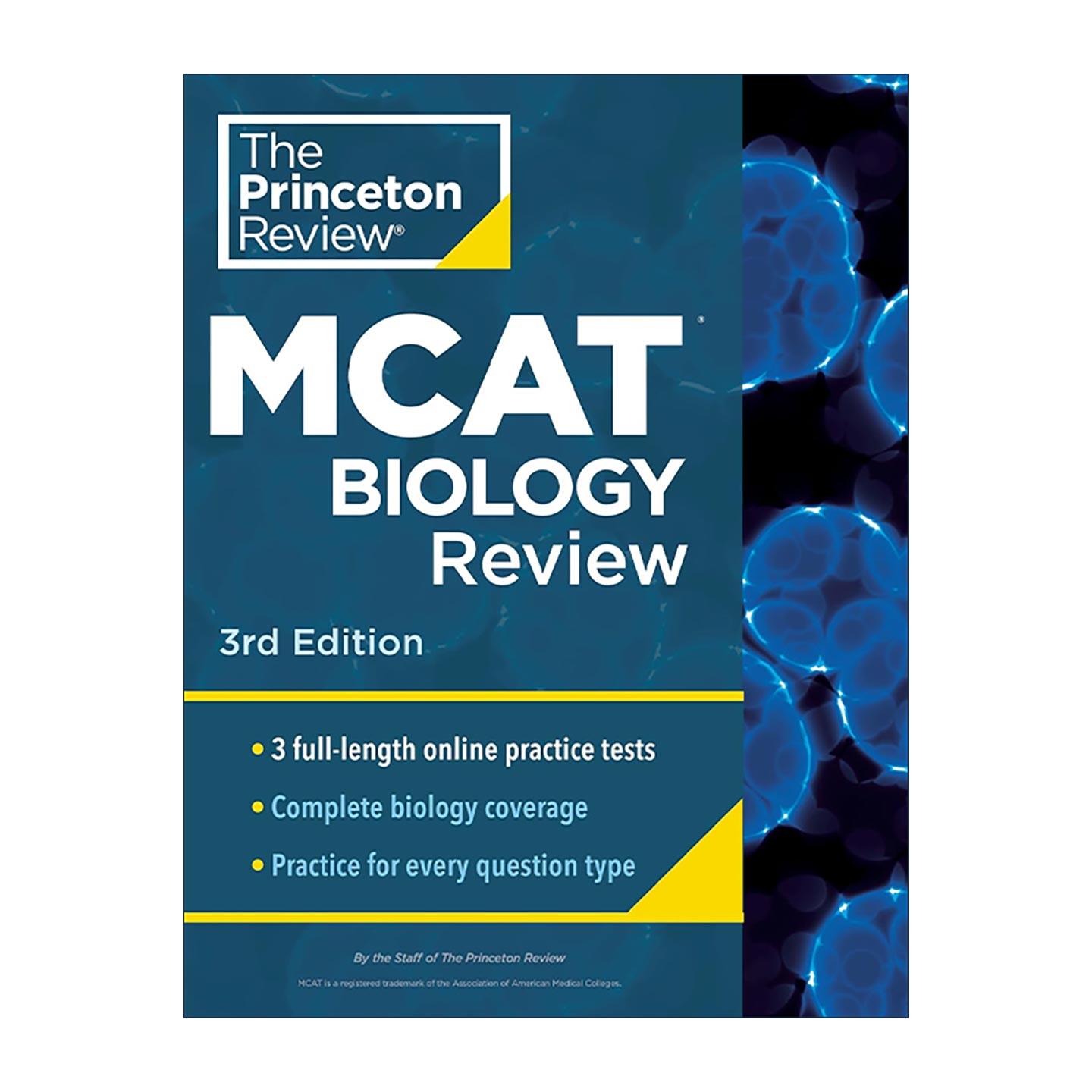 英文原版 Princeton Review MCAT Biology Review 3rd Edition 普林斯顿美国医学研究生院入学考试生物学备考指南 第三版 英文版 - 实物图