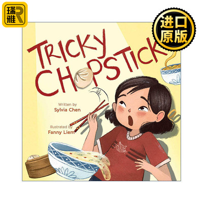 英文原版 Tricky Chopsticks 棘手的筷子 精装图画书 中华文化 英文版 进口英语原版书籍