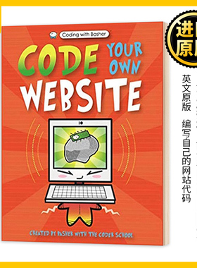 正版 Coding with Basher: Code Your Own Website建立自己的网站