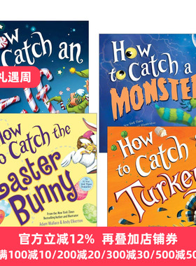 英文原版 How to Catch 节日主题系列4册 儿童精装节日绘本 Adam Wallace 英文版 进口英语原版书籍
