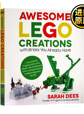 50个超棒的乐高创意搭建 Awesome LEGO Creations with Bricks You Already Have 英文原版 全英文版进口原版英语书籍