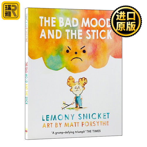 The Bad Mood and the Stick 小卷毛的坏心情 英文原版儿童绘本