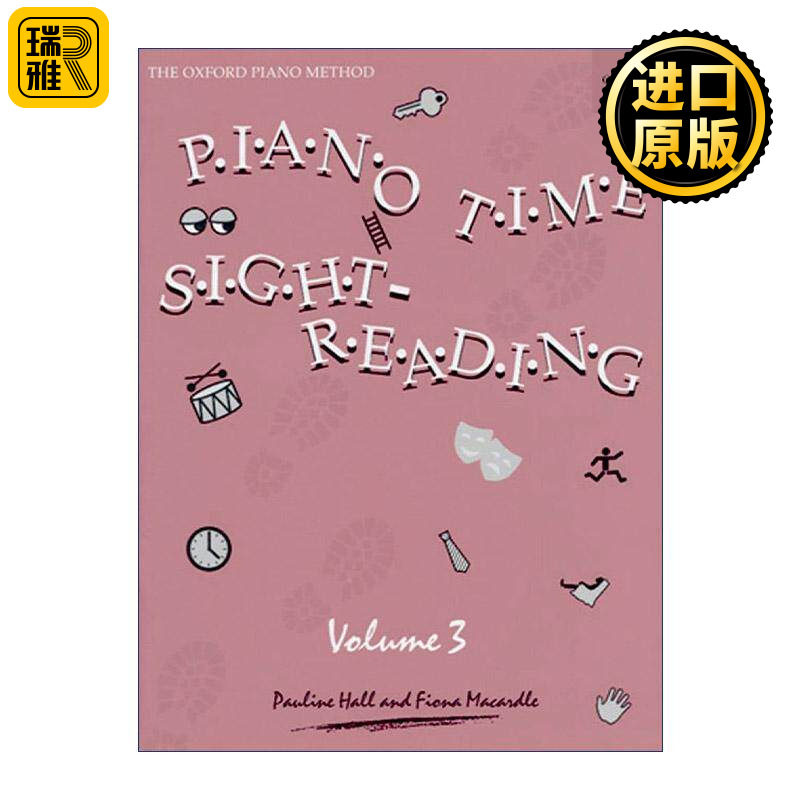 英文原版 Piano Time Sightreading Book 3 牛津钢琴时光 乐符识别视奏技巧3 ABRSM英皇考级钢琴启蒙教材 英文版 进口英语原版书籍