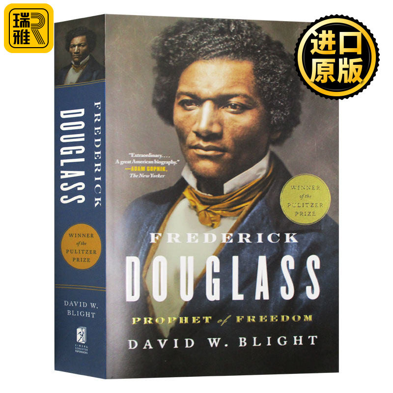 弗雷德里克道格拉斯传 Frederick Douglass Prophet of Freedom 英文原版 人物传记 英文版 David W. Blight 进口原版