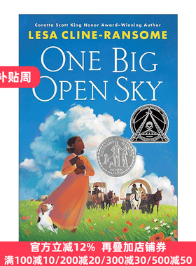 英文原版 One Big Open Sky 一片广阔的天空 青少年图书馆协会推荐 儿童历史小说 Lesa Cline-Ransome 精装 进口英语原版书籍