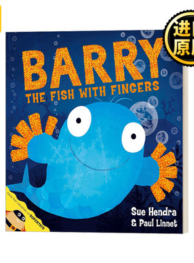 Barry the Fish with Fingers 手指鱼巴里 儿童绘本 Sue Hendra 绘本