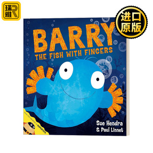 Barry the Fish with Fingers 手指鱼巴里 儿童绘本 Sue Hendra 绘本