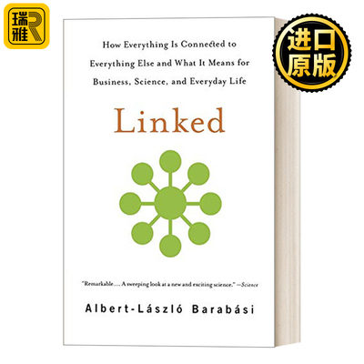 英文原版 Linked 链接 商业 科学与生活的新思维 英文版 Albert-laszlo Barabasi 进口英语原版书籍