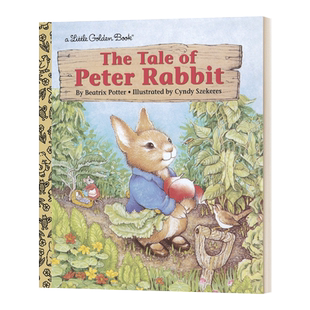 彼得兔的故事 英文原版 The Tale of Peter Rabbit 斯凯瑞小金书精装绘本 波特Beatrix Potter 比德兔的经典故事集 进口英语书籍